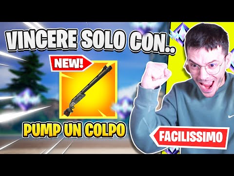 VINCERE SOLO CON IL PUMP AD UN COLPO! Fortnite ITA #fortnite #fortniteita #smi_ii