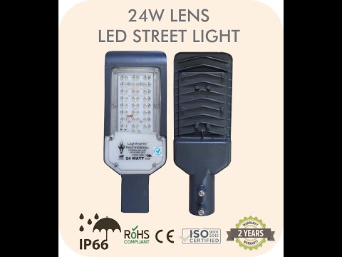 24w Led Street Light With Lens