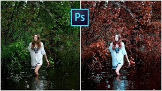 Red Colour Grading Tutorial Photoshop 2020
