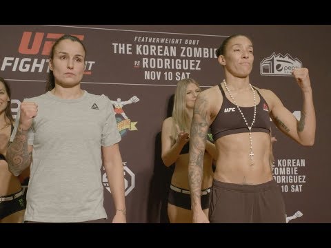 Raquel Pennington vs. Germaine de Randamie - Weigh-in Face-Off - (UFC Denver) - /r/WMMA