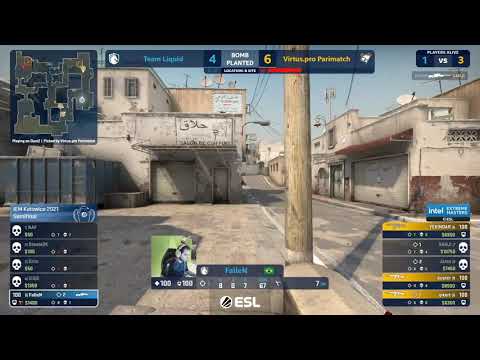 FalleN save ace vs virtus.pro @dust2 | IEM Katowice 2021