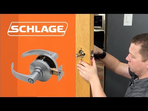 How to install the schlage al lock