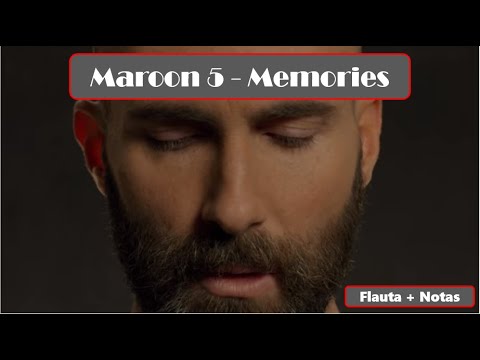 🎶 Maroon5 - Memories [FLAUTA DULCE/NOTAS] 🎶