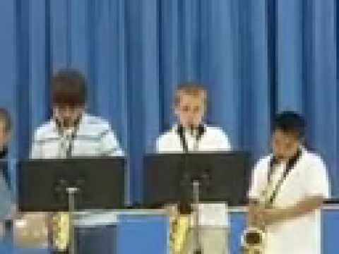 Paul's (Mikey) Sax Quartet at 10 yrs Old