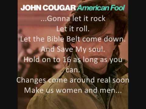 John Cougar: Jack and Diane
