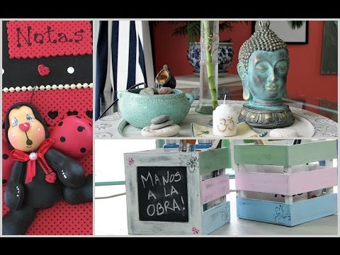 Manos a la Obra TV Programa 8 - Patinas - Decapado - Pintura Pizarron - Termoformado - Goma Eva