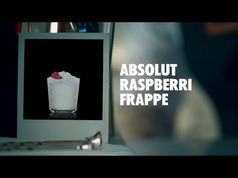 ABSOLUT RASPBERRI FRAPPE DRINK RECIPE - HOW TO MIX