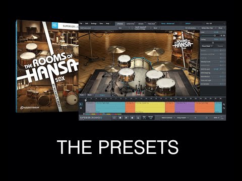 The Rooms of Hansa SDX by Michael Ilbert - The Presets (Superior Drummer 3 expansion)