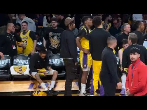D'Angelo Russell doesn't join Lakers huddle after scoring 0 in Game 3 loss vs Nuggets
