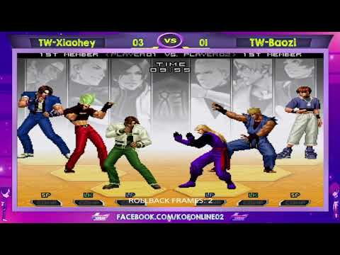 TW-Xiaohey Vs Baozi (包子) FT10 KOF 2002 UM - Uma Batalha Muito Insana