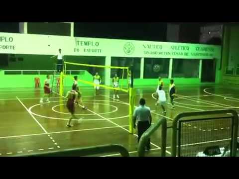 Thales Ziesemer no camp cearense 2013- 2014 no Nautico video 2 set 14