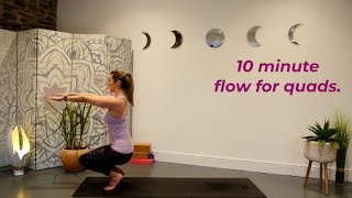 10 minute flow for quads