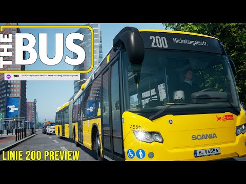 THE BUS Linie 200 Preview / Vorschau - Mit dem SCANIA auf der neuen Linie 200 | THE BUS 1.7 Beta