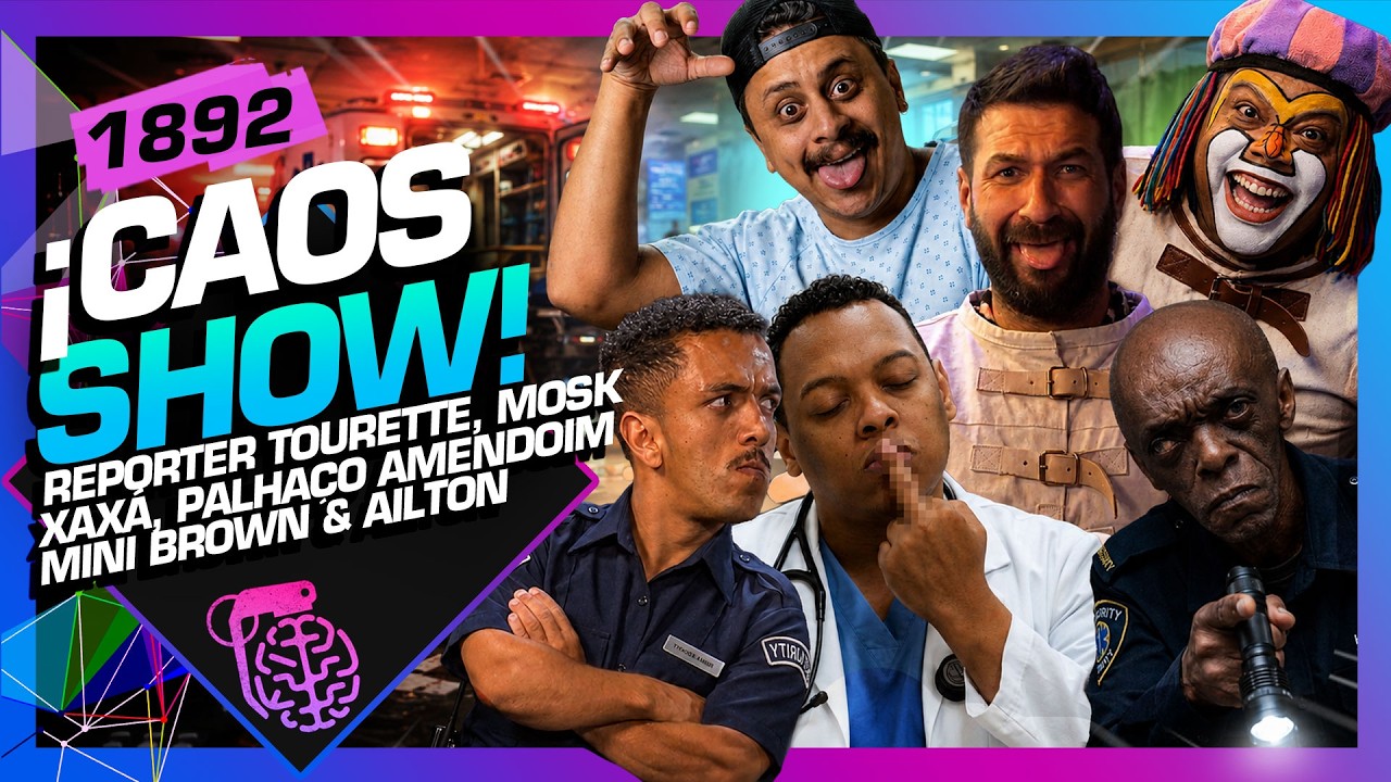 XAXÁ, FELIPE MOSK, AMENDOIM, TOURETTE, MINI BROWN E AILTON - Inteligência Ltda. Podcast #1892