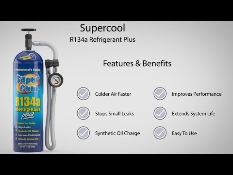 How to Use Supercool R-134a Refrigerant Plus