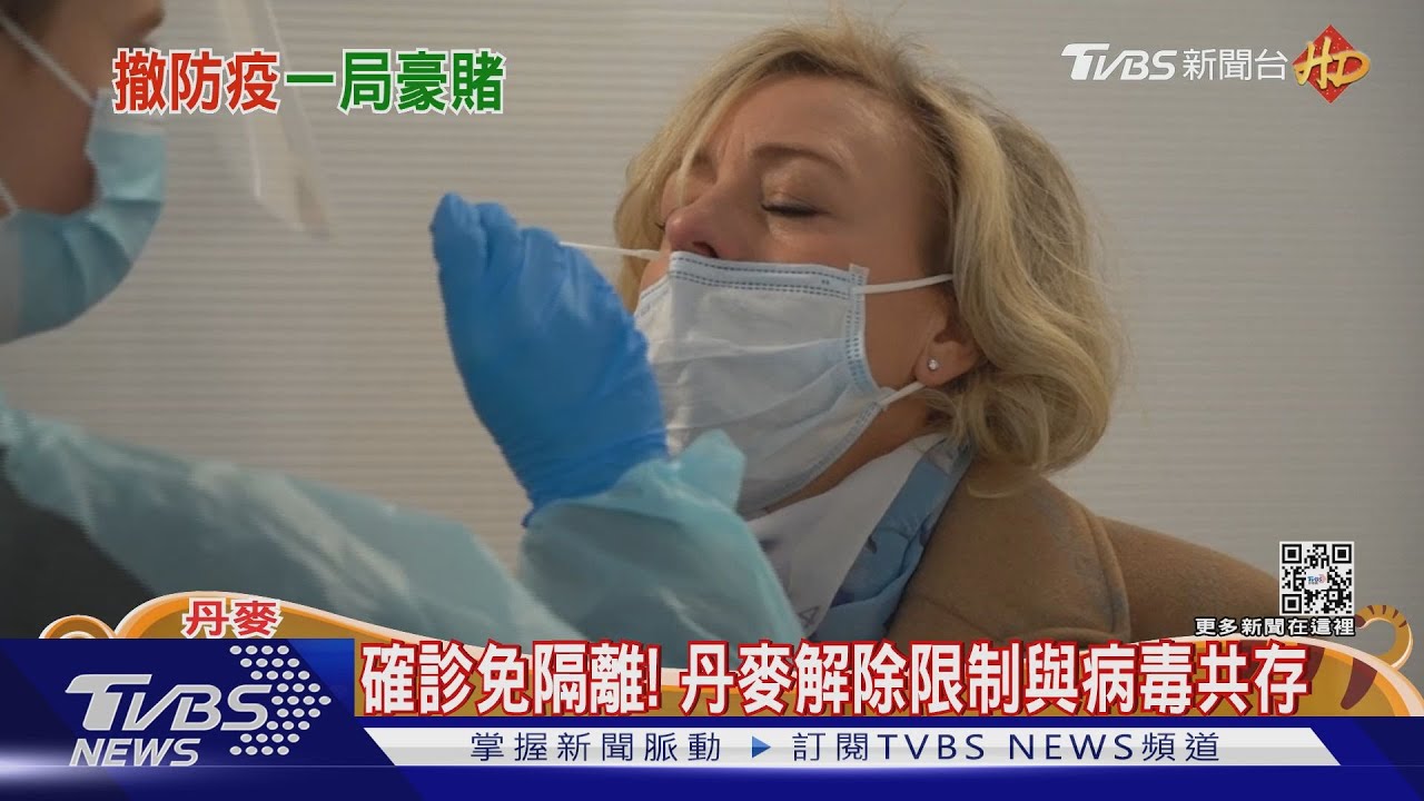 確診也不必隔離　丹麥解除防疫限制與病毒共存
