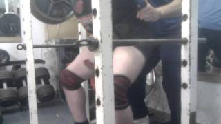 preview picture of video 'Hugh McCloskey 290 kg Squat'