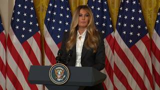First Lady Melania Trump Participates in the Presidential AI Challenge National Awards Ceremony