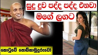Download lagu මෙන්න එනවා සුදු දුව පද්ද පද්ද මගේ ලගට  සූර පප්ප වගේ කලිසමක් ඇදගෙන Kotuwe Podi Hamuduruwo mp3