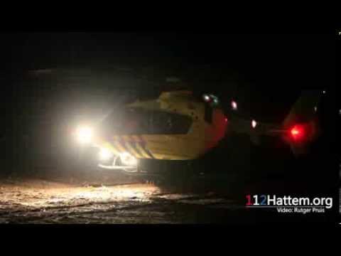 Traumahelikopter ingezet bij eenzijdig ongeval in Nunspeet - ©112Hattem.org