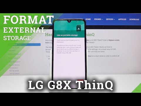 How to Format SD Card on LG G8X ThinQ – Format Memory Card