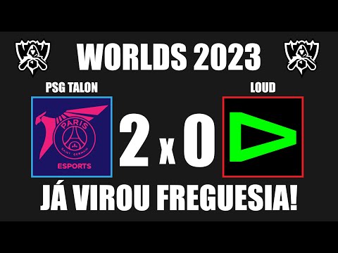 AMASSADOS PELOS PARIS MAIS UMA VEZ - PSG Talon 2x0 Loud (Worlds 2023)