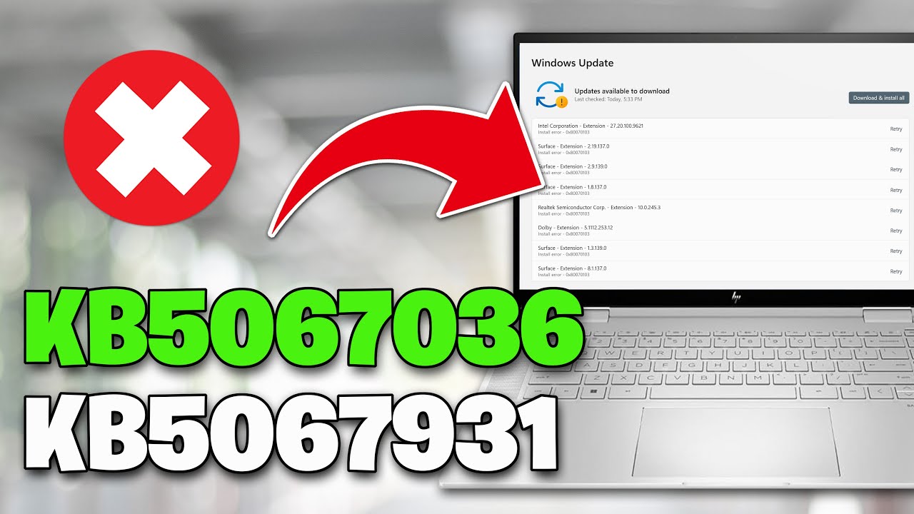 KB5067036/KB5067931 Update Not Installing Install Error 0x800f0991 On Windows 11 FIX