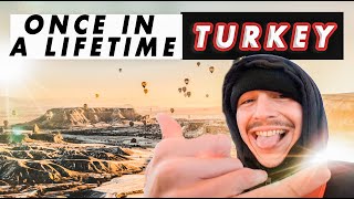 2022 NEVER BEEN SEEN - CAPPADOCIA TURKEY •CRAZY SNOW* -  HOT AIR BALLOON