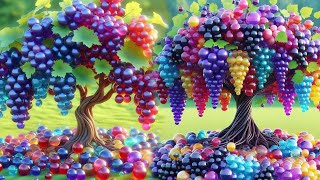 How to plant and grow grape trees that are easy and fast to bear fruit. #garden #plants