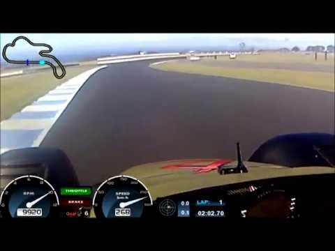 Radical SR8 RX Phillip Island - James Winslow lap record 1.25.929s. Second fastest lap in History.