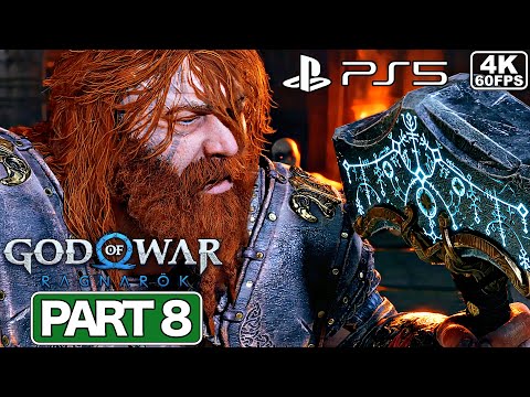 GOD OF WAR RAGNAROK Gameplay Walkthrough PART 8 [PS5 4K 60FPS] - No Commentary