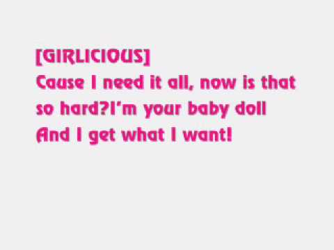 Girlicious - Babydoll (lyrics)