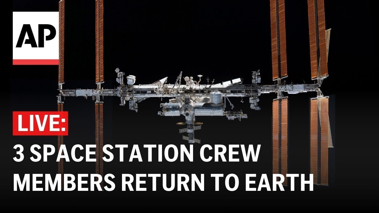 LIVE: NASA astronaut and Russian cosmonauts return from the space station