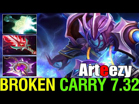 Arteezy [Arc Warden] Safelane Carry This Hero Still Broken Best Carry MATCH MVP | HighLights 7.32e