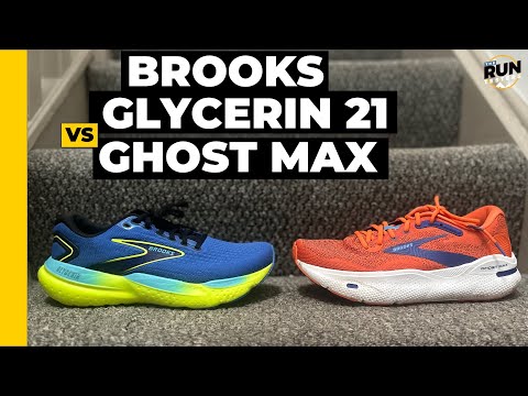 Brooks Glycerin 21 vs Ghost Max: Best Brooks cushioned shoes compared
