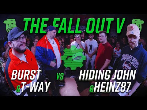 BURST & T-WAY vs. HIDING JOHN & HEINZ87 | RAP BATTLE | FOB