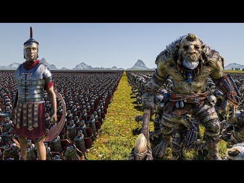 1 MILLION ROMAN SOLDIERS vs 10.000 TROLLS - Ultimate Epic Battle Simulator 2 UEBS 2