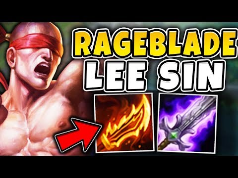 NEW RAGEBLADE ON LEE SIN IS SPICY! (200 IQ Lee Sin Builds) - League of Legends