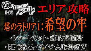 【PS5】ボスまでの道のり塔のラトリア1『希望の牢』【Demon's Souls】