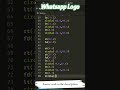 WhatsApp Logo Python Turtle Graphics Drawing