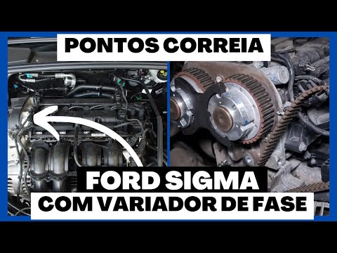 Pontos da correia dentada Sigma 1.6 • Com variador de fase