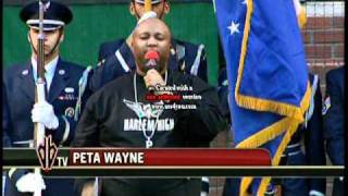 Petawane-Singing The National Anthem For The Arizona Diamondbacks