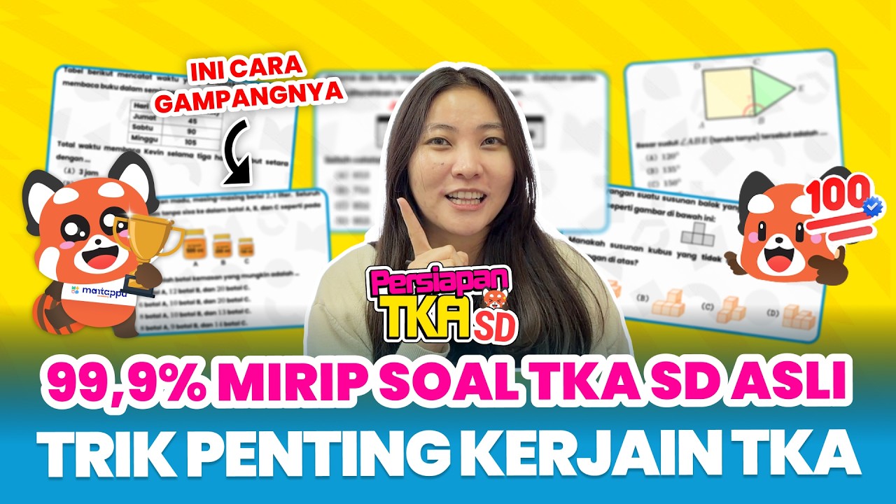 SOAL INI FIX BAKAL KELUAR DI TKA SD 2026‼️ | Mantappu Academy