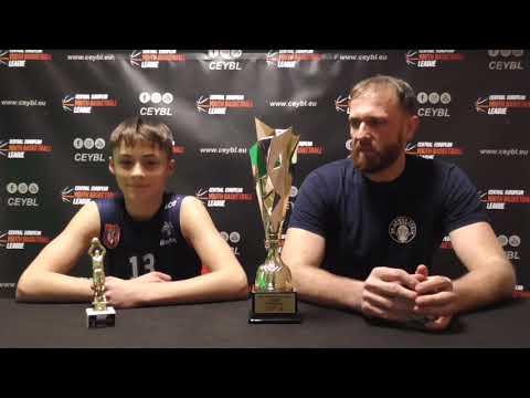 CEYBL U14 - Press conference, 19.2.2023, SKM Zastal Zielona Góra - Válečníci Děčín