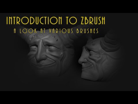 005 Introduction To ZBrush Various Brushes