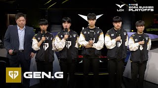 [閒聊] LCK R3季後賽 GenG選手賽後採訪