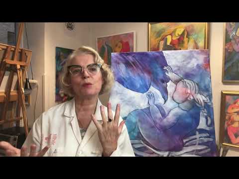 [Alina Witwitzka] Obraz z ciemną podmalówką. Webinar 27/11 #alinawitwitzka #malarstwointuicyjne  #popko #piekniludzie