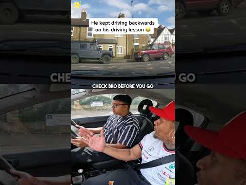 Must-see Dangerous mistakes during driving lessons #foryou #funny #drive  #divertente