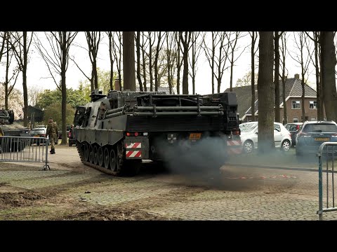 Loading Armored Vehicles on Trucks - Amherst Zuidlaren 2019