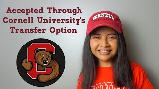 Receiving a Transfer Option from Cornell University